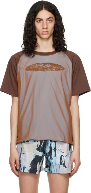 Serapis Blue & Brown Reversible Globe T-Shirt