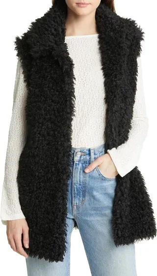 Tammie Faux Fur Long Vest