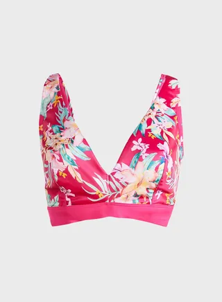 Vanua Levu Plunge Neck Bikini Top