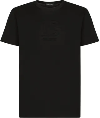 embossed logo cotton T-shirt