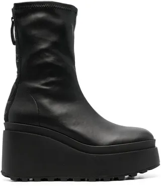 Platform Leather Boots