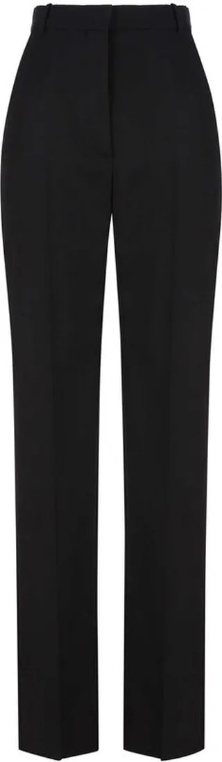 Alexander McQueen High-Waist Pleat Detailed Trousers