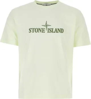 Stone Island Logo Printed Crewneck T-Shirt