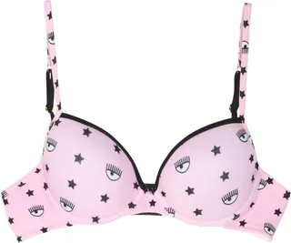 Chiara Ferragni Eyestar Printed Push-Up Strapped Bra