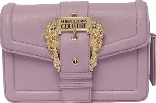 Versace Jeans Couture Logo-Buckled Foldover-Top Shoulder Bag