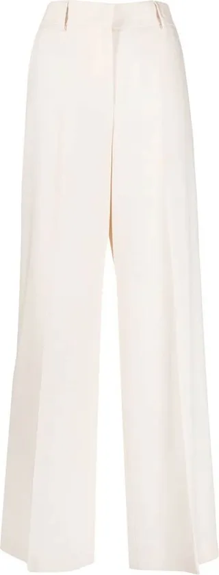 Straight-Leg Tailored Trousers
