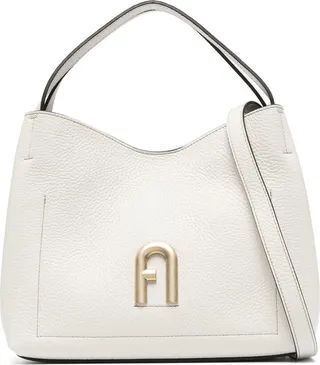 Primula leather tote bag