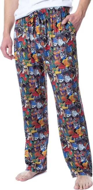 DC Comics Mens' The Suicide Squad Task Force X Sleep Pajama Pants (Small) Multicoloured
