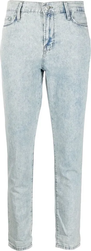 Distressed-Effect Denim Jeans