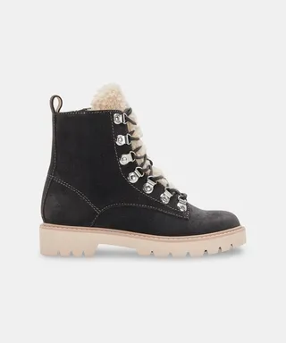 Puck Booties Anthracite Suede
