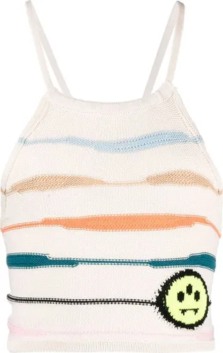 Halterneck Knitted Crop Top