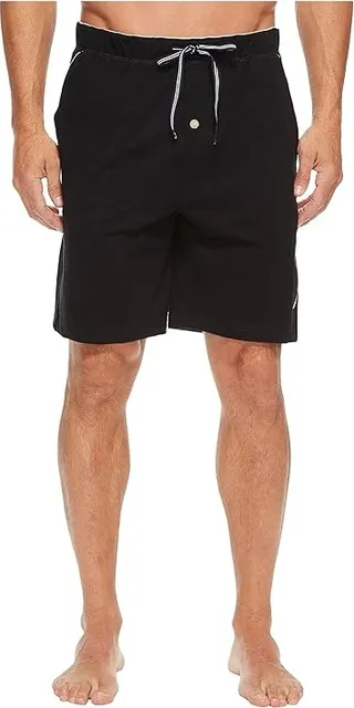 Nautica Knit Sleep Shorts (True Black) Men's Pajama
