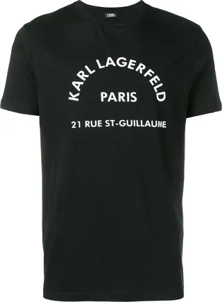 logo print T-shirt