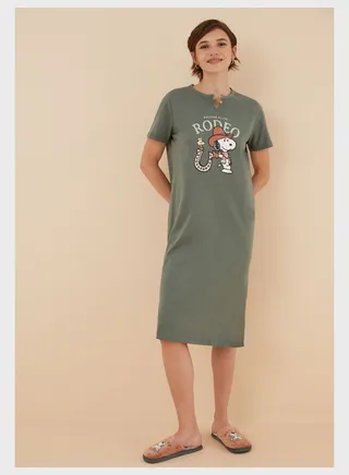 Crew Neck Pyjama Nightdress