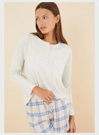 Button Detail T-Shirt