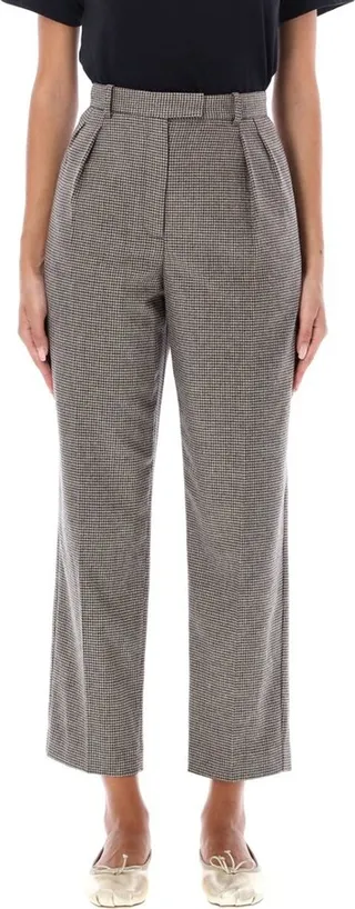 A.P.C. High Waist Cropped Trousers