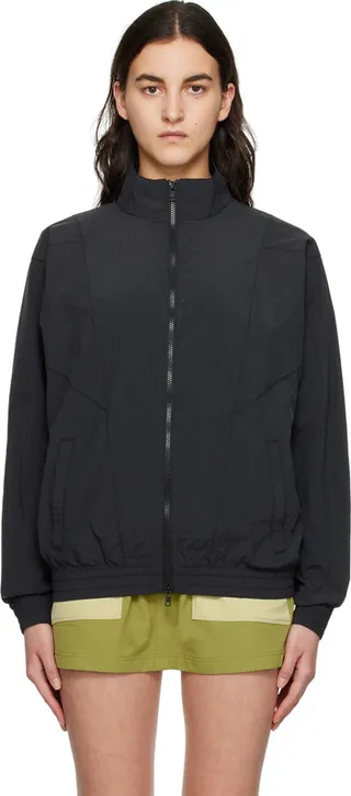 Outdoor Voices Black RecNylon Bomber Jacket