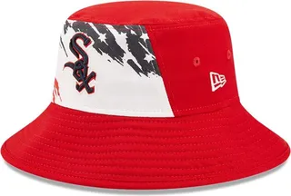 Men's New Era Red Chicago White Sox 2022 4th of July Bucket Hat