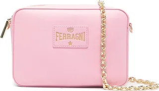 Logo-Patch Faux-Leather Tote Bag