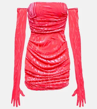Colter ruched minidress