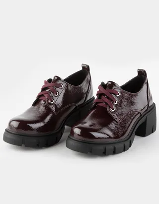SODA Lace Up Heel Womens Oxford Shoes