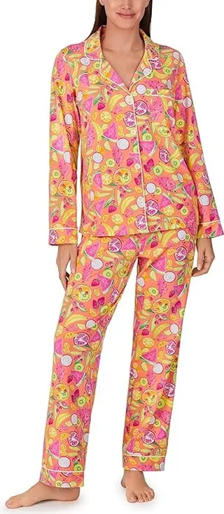 Bedhead PJs Long Sleeve Classic PJ Set (Fruit Punch) Women's Pajama Sets
