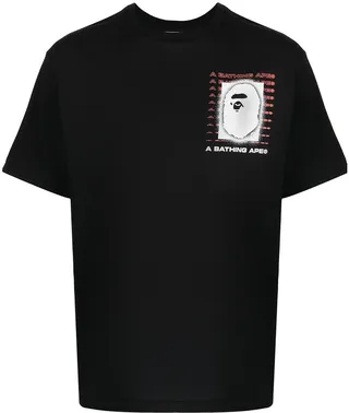 Milo-print cotton T-shirt
