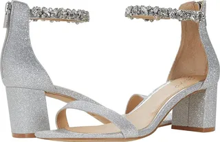 Jewel Badgley Mischka Catalina (Silver) Women's Shoes