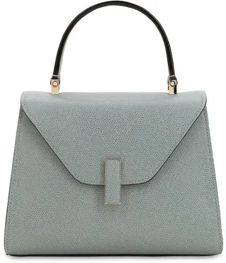 Mini Iside grained leather bag