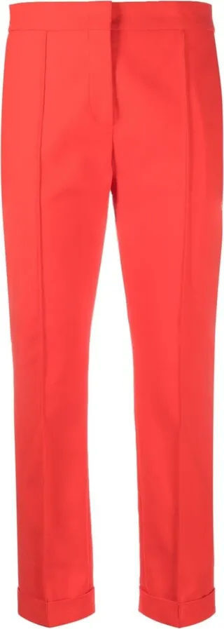 Cropped Tailored Trousers