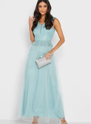 Embroidered Detail Dress