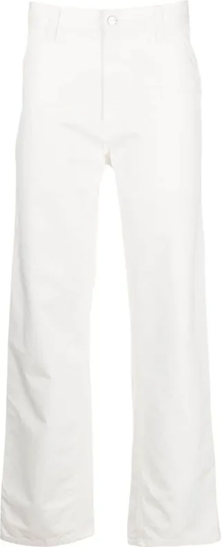 Logo-Patch Straight Trousers