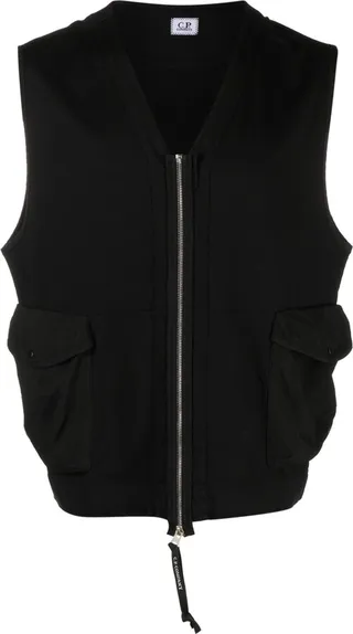 V-neck cotton vest