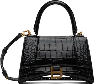 Balenciaga Black Small Hourglass Bag