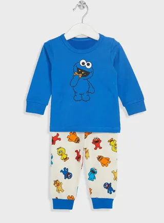 Infant Printed Sweatshirt & Sweatpants Set