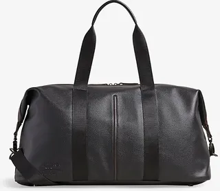 Black Josua Logo-embossed Faux-leather Holdall