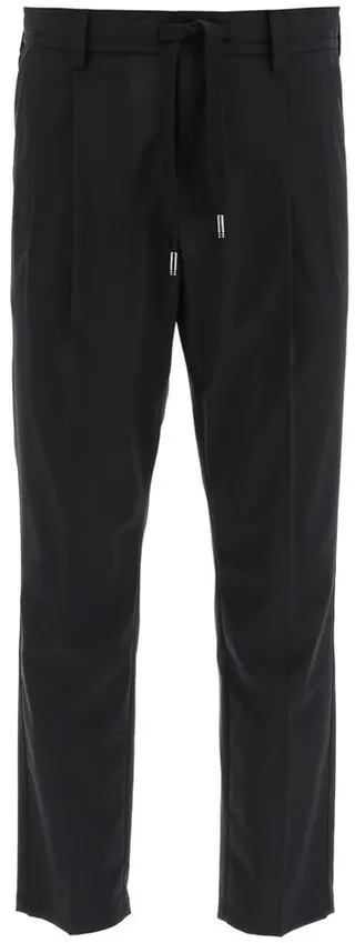 Dolce & Gabbana Drawstring Straight-Leg Trousers