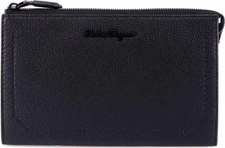 Salvatore Ferragamo Logo Plaque Clutch Bag