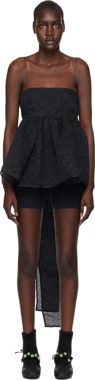 Cecilie Bahnsen Navy James Camisole