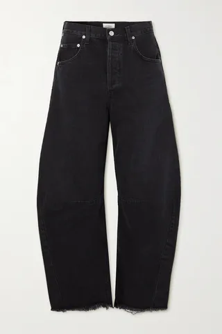 Citizens of Humanity - Horseshoe High-rise Boyfriend Jeans - Black