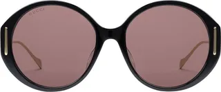 Interlocking G round-frame sunglasses