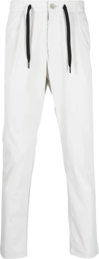 Drawstring-Waist Cropped Trousers