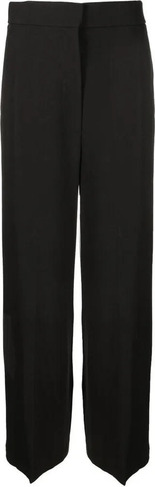 Strannly straight-leg cut trousers