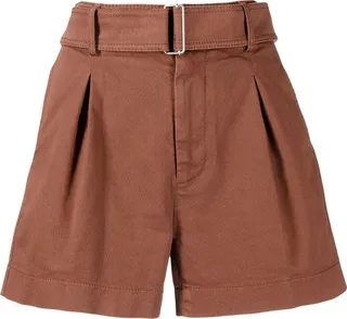 Belted Tailored Shorts