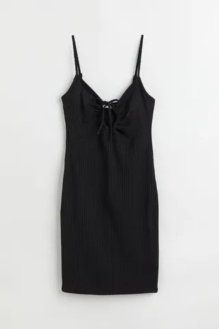 Ribbed Jersey Bodycon Dress