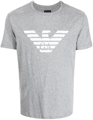 logo-print cotton T-shirt