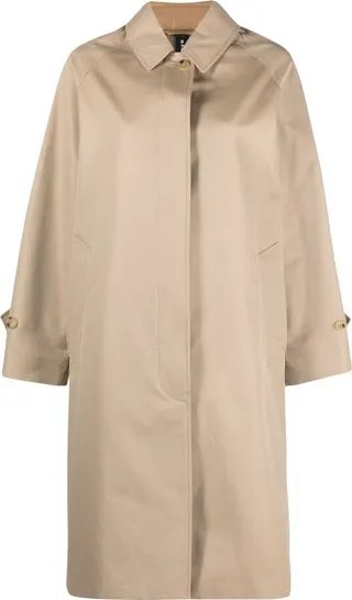 Garia single-breasted coat