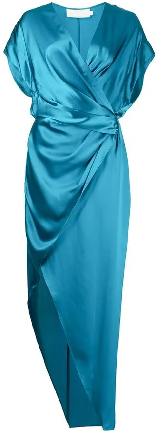 Silk Wrap Dress