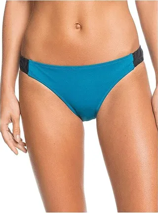 Roxy Fitness Color-Block Regular Bikini Bottoms (Ocean Depths) Women's Swimwear