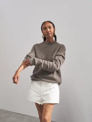 Tahiti Frayed-hem Denim Shorts